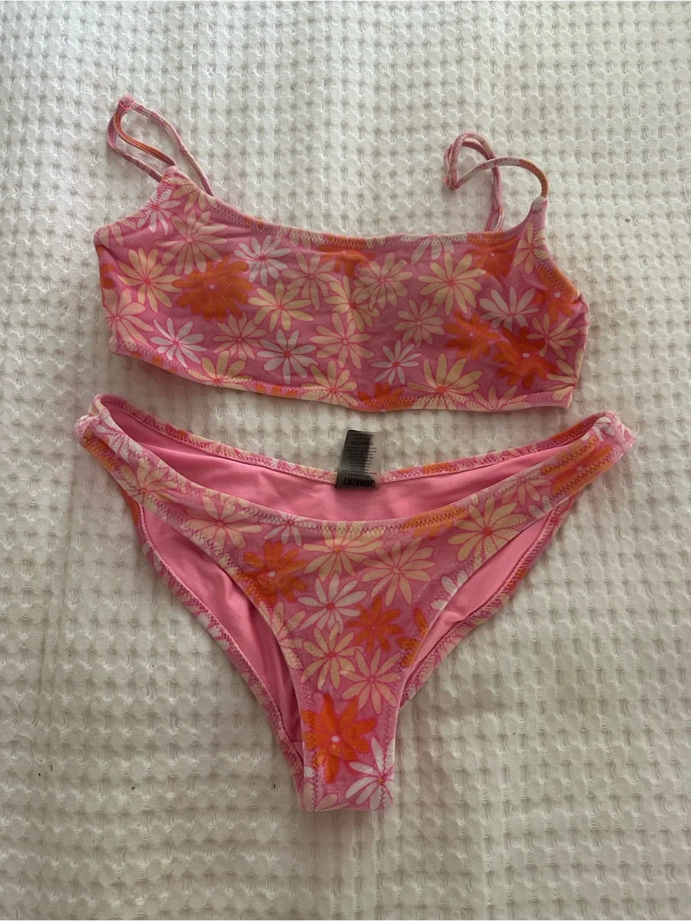 triangl swimwear Pink & Orange Floral Bikini Set